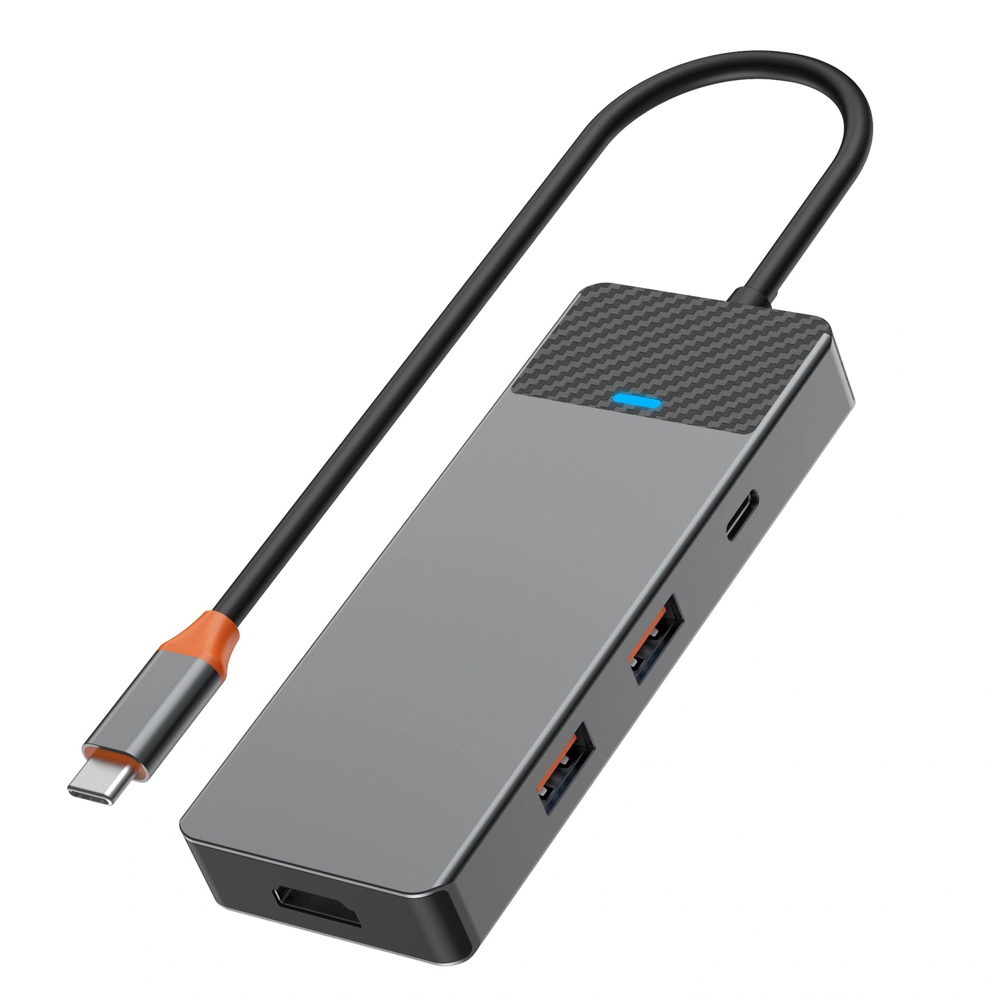 Hub USB‑C 7‑en‑1 WiWU Linker 721 HDMI 4K, USB 3.0, lecteur SD/TF et Power Delivery 100 W