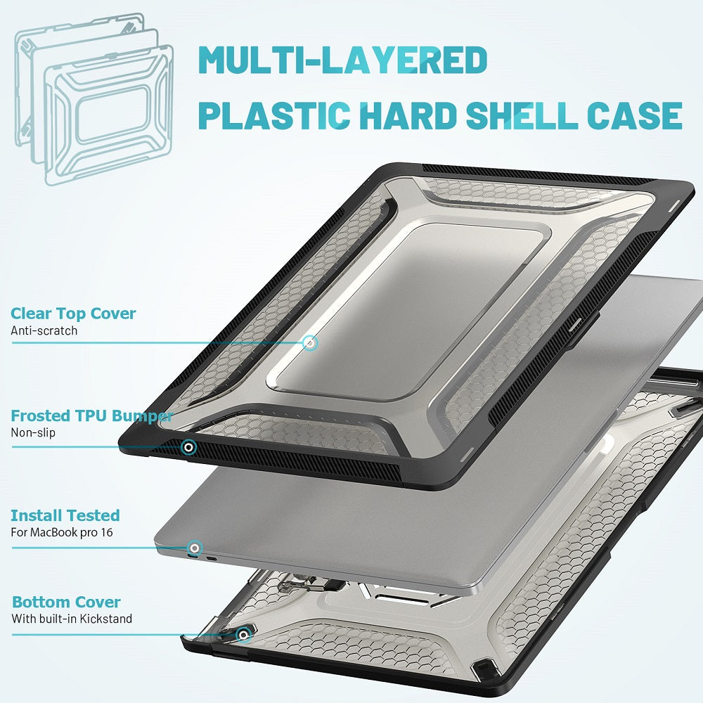 Hardcase pour MacBook Pro 16” – Coque Rigide Ultra-Fine Shockproof Case
